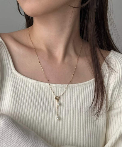 GOLDY 曼德爾珍珠項鍊