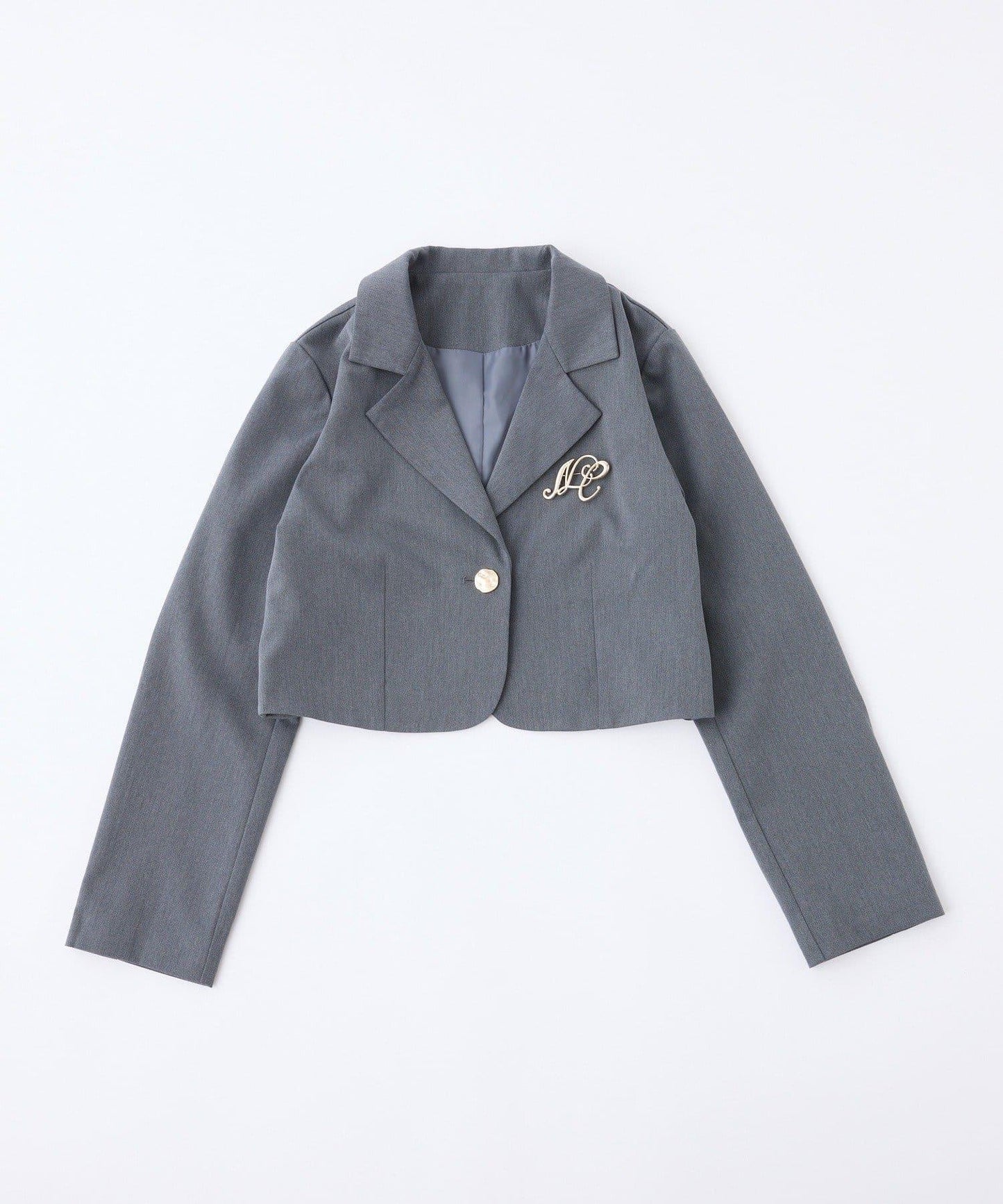 【復刻款】附胸針短款西裝外套