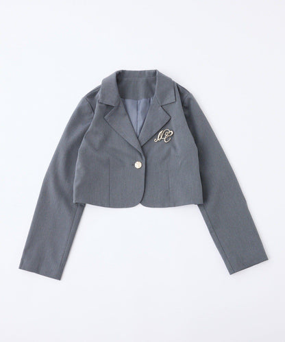 【復刻款】附胸針短款西裝外套