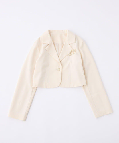 【復刻款】附胸針短款西裝外套