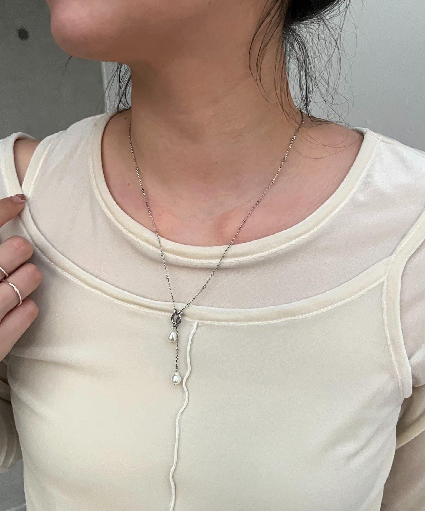 GOLDY 曼德爾珍珠項鍊