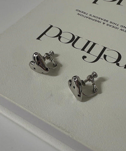 GOLDY 圓點愛心迷你耳夾