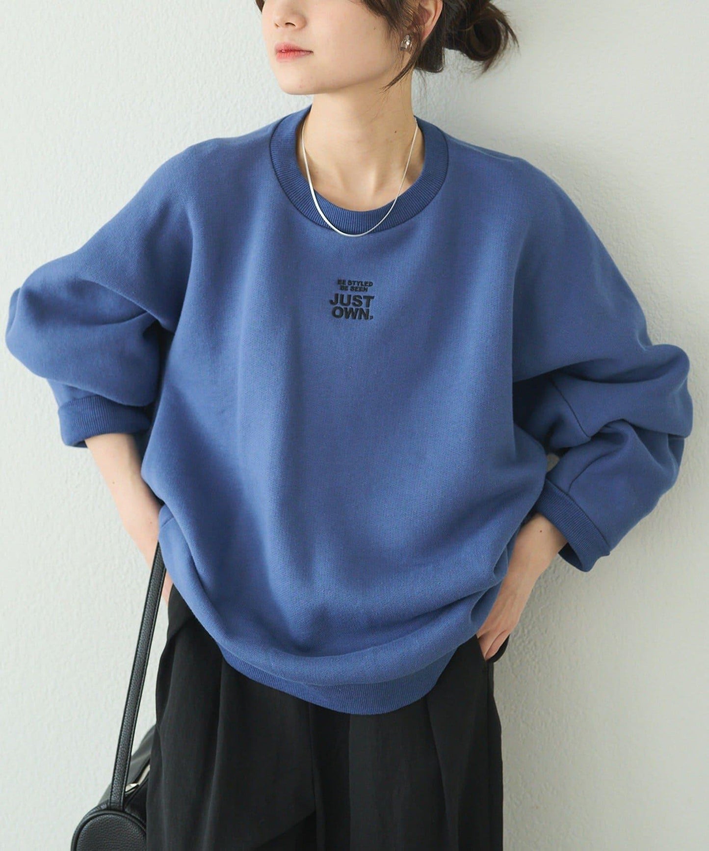 內加絨標誌刺繡衛衣