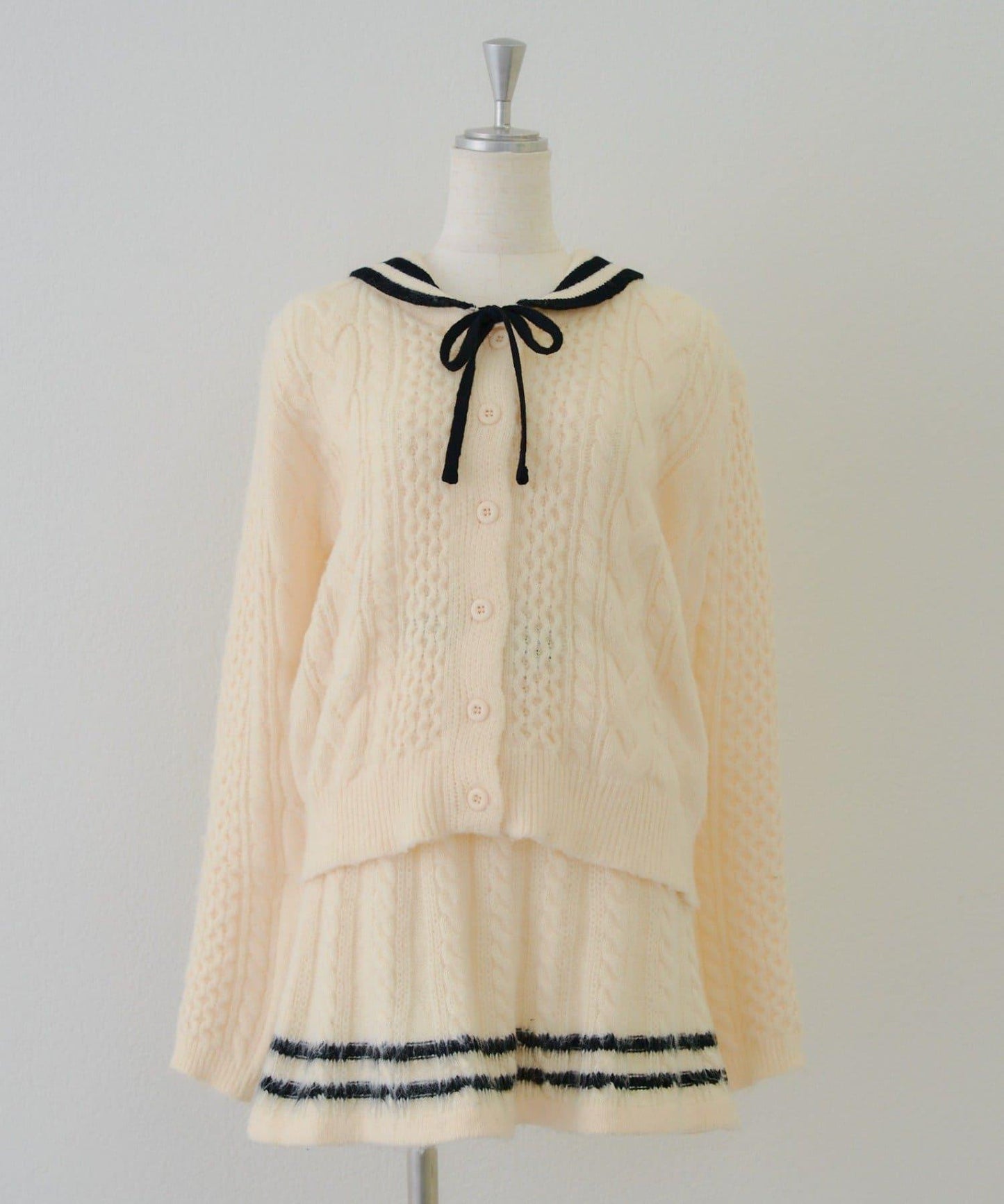 【remiセレクト】加絨麻花套裝