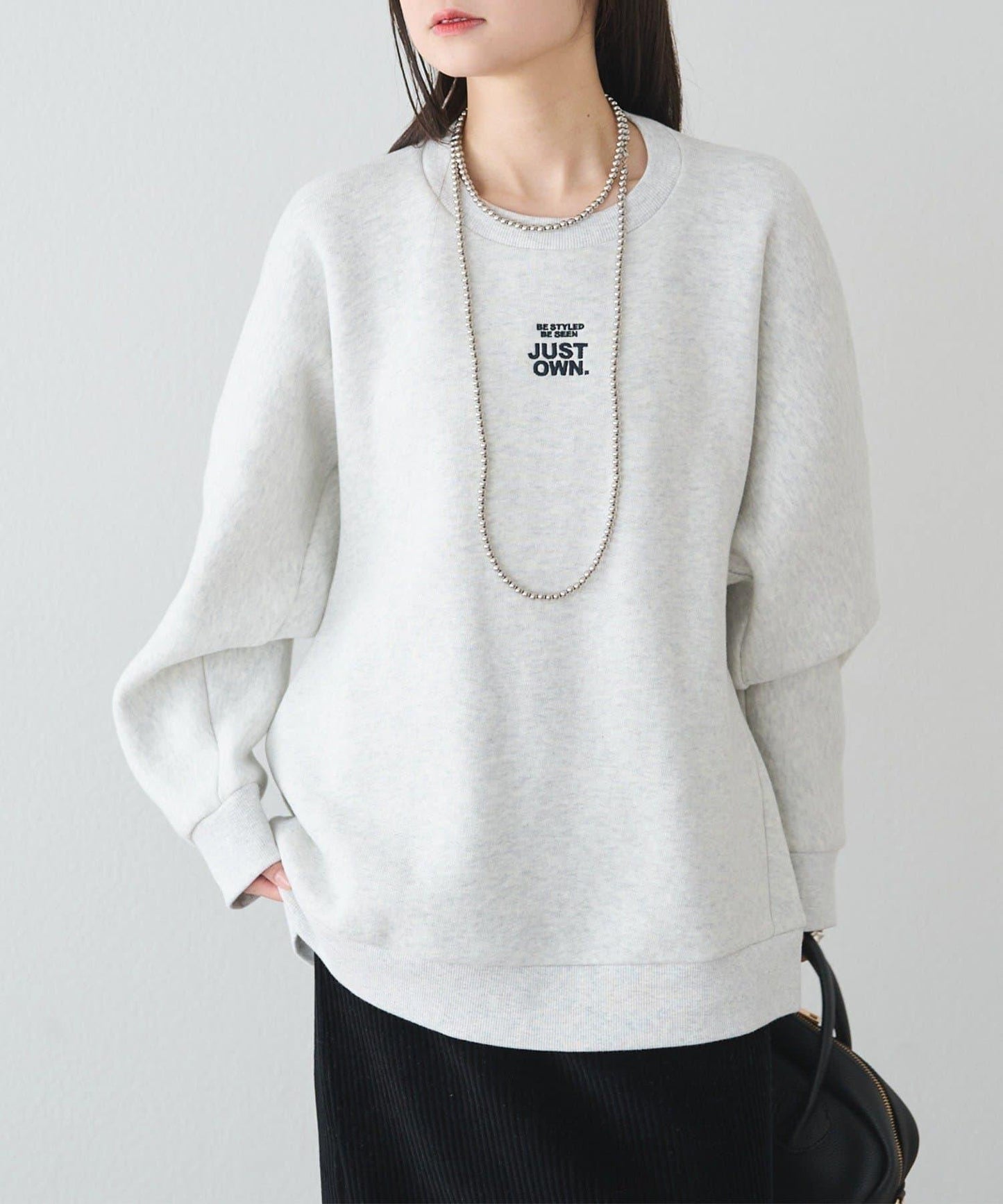 內加絨標誌刺繡衛衣