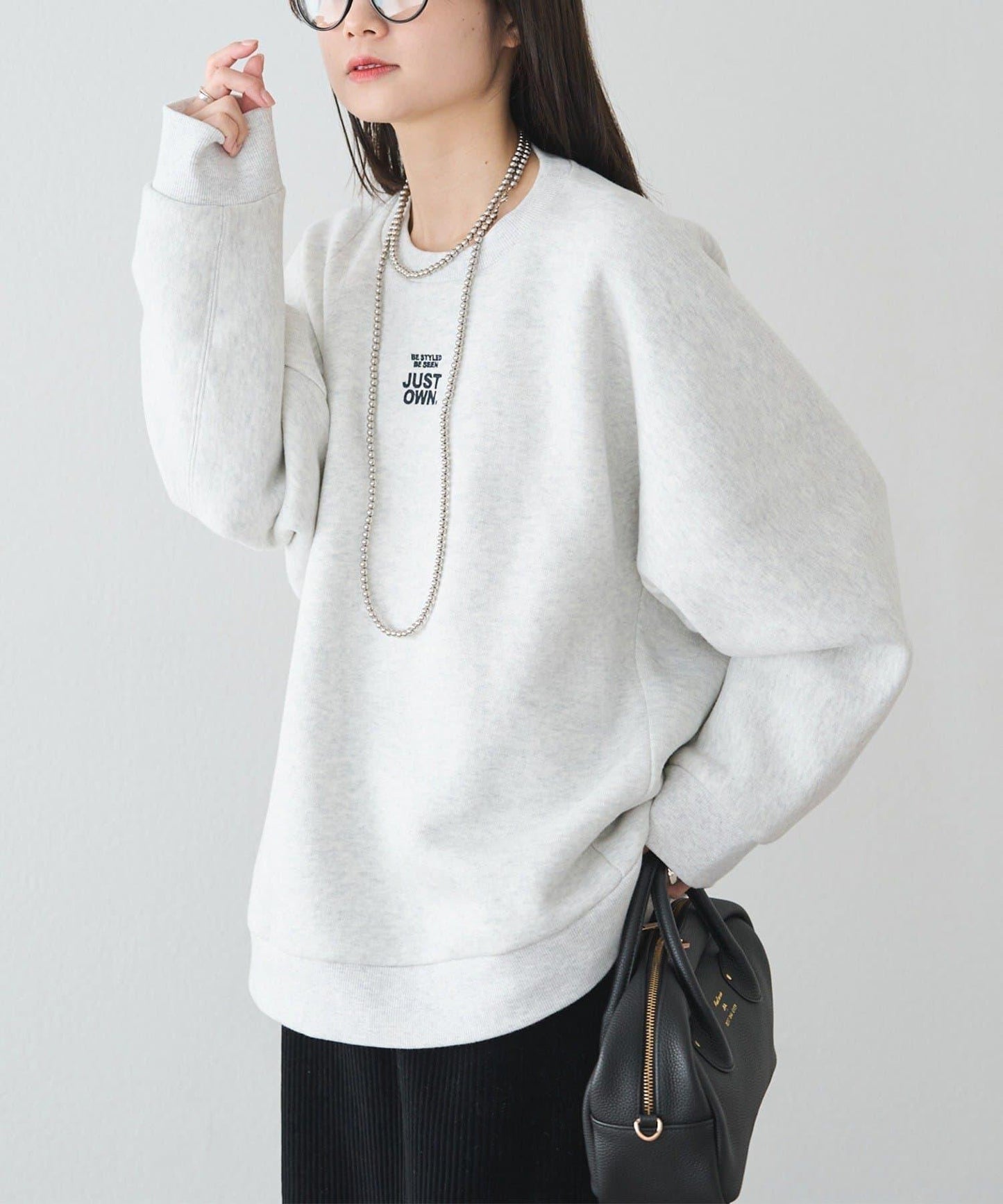 內加絨標誌刺繡衛衣