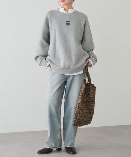 內加絨標誌刺繡衛衣