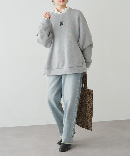 內加絨標誌刺繡衛衣