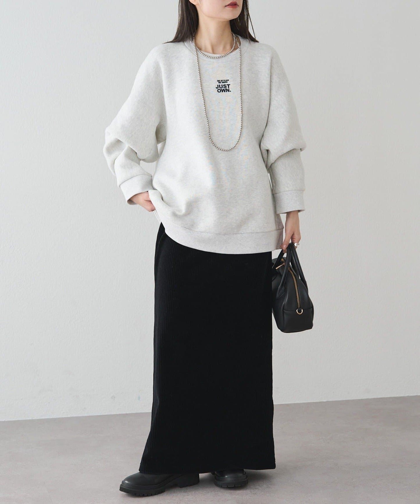 內加絨標誌刺繡衛衣