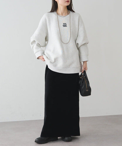 內加絨標誌刺繡衛衣