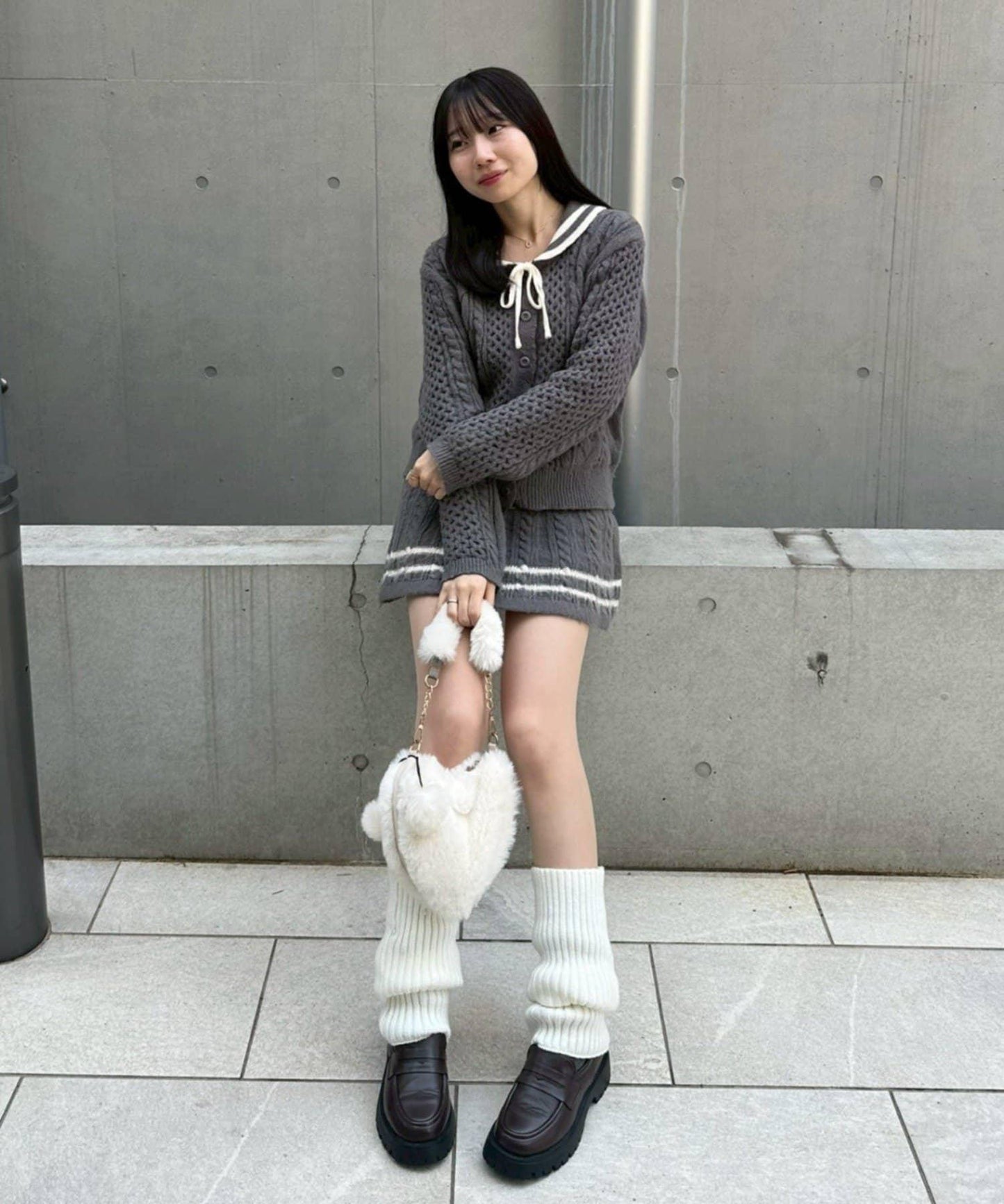 【remiセレクト】加絨麻花套裝