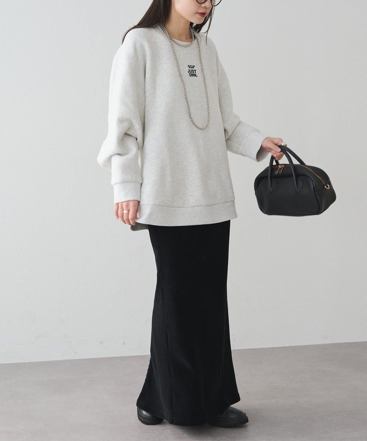 內加絨標誌刺繡衛衣