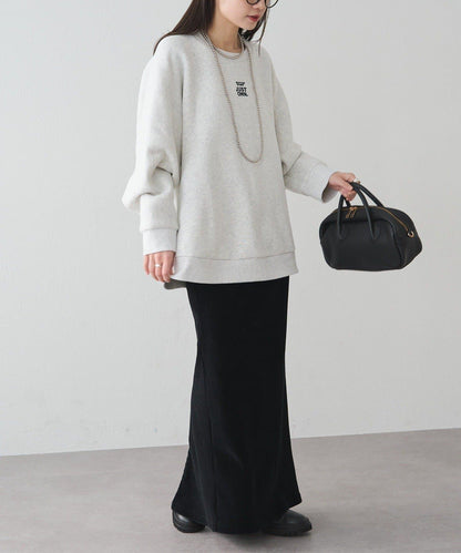 內加絨標誌刺繡衛衣