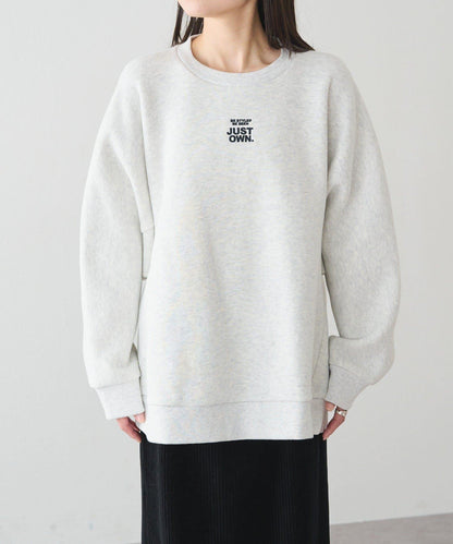 內加絨標誌刺繡衛衣