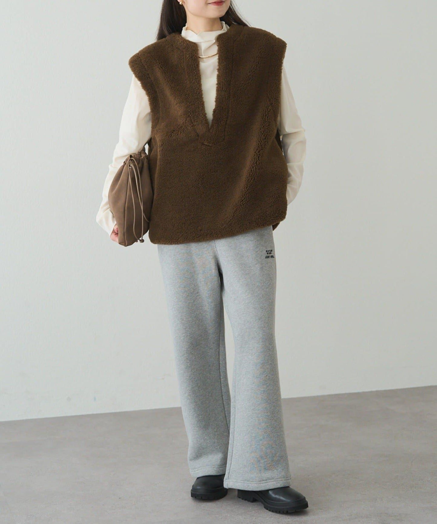 【有多種尺碼】加絨衛褲