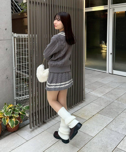 【remiセレクト】加絨麻花套裝