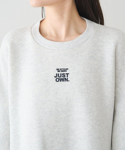 內加絨標誌刺繡衛衣