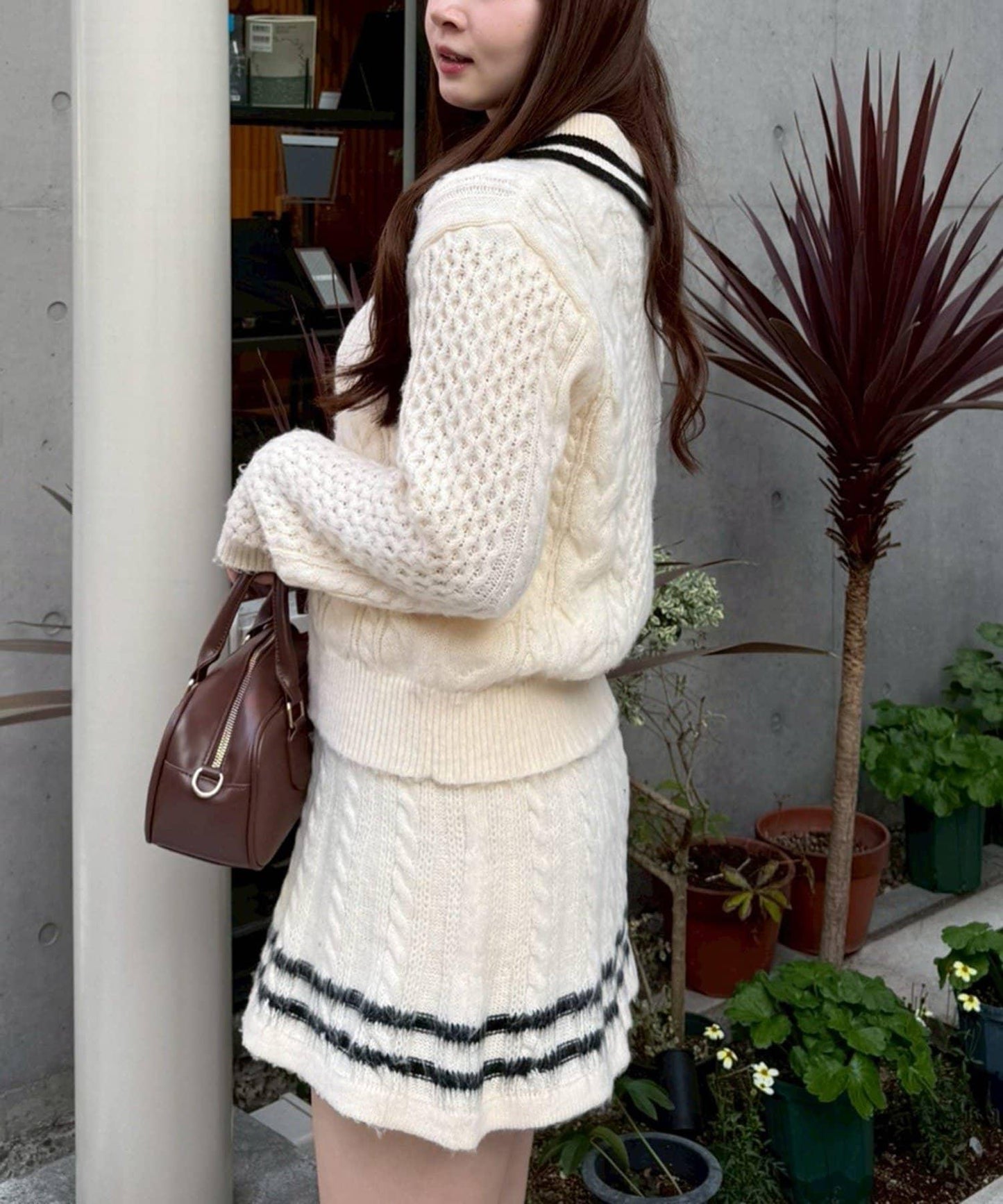 【remiセレクト】加絨麻花套裝