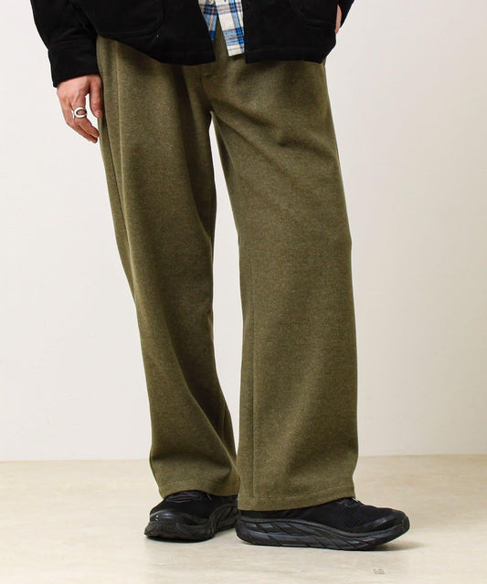 【GOODNESS WEAR】休閒羊毛混紡長褲