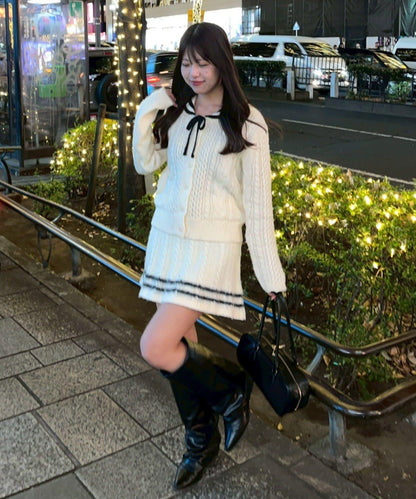 【remiセレクト】加絨麻花套裝