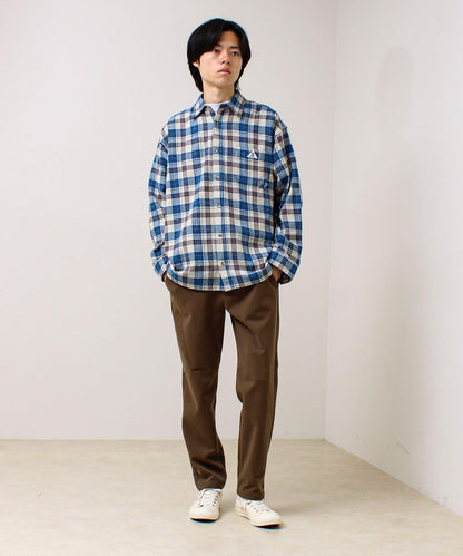 【每日可穿著顯瘦】彈力斜紋長褲