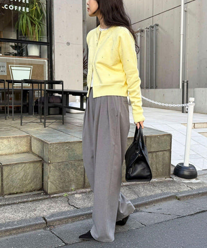 手工刺繡愛心拉鍊開衫