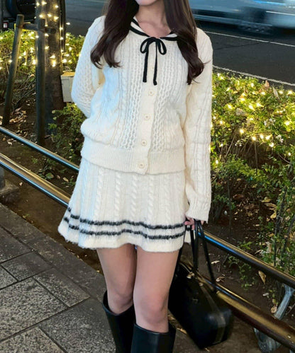 【remiセレクト】加絨麻花套裝