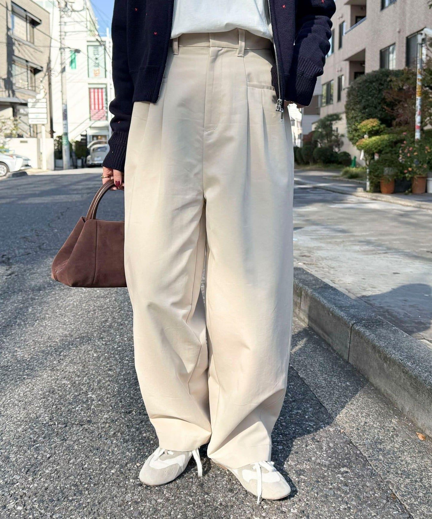 設計款口袋休閒長褲