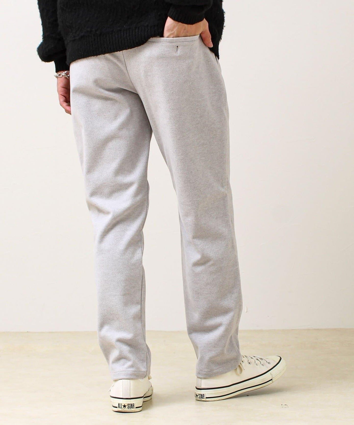 【每日可穿著顯瘦】彈力斜紋長褲