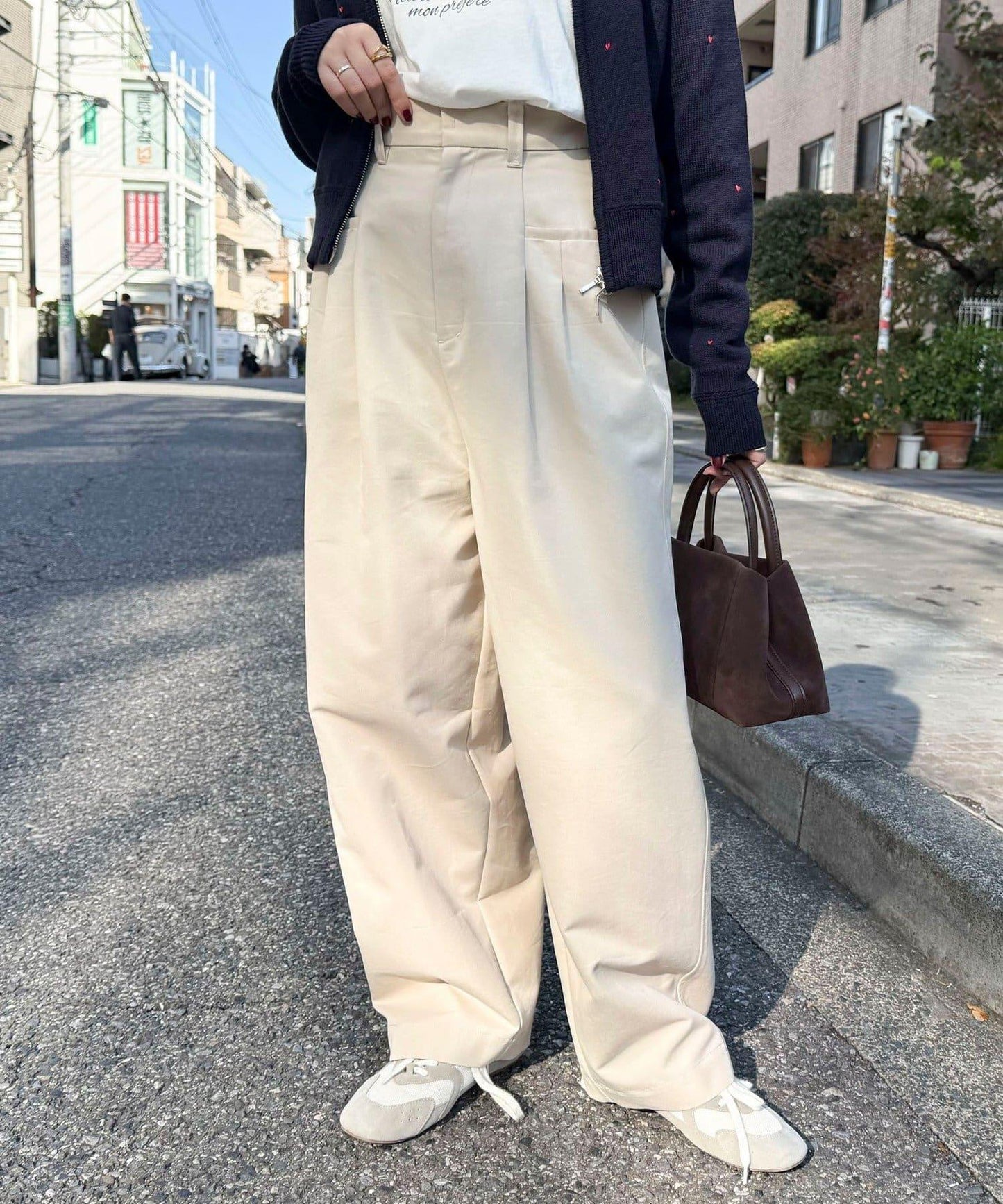 設計款口袋休閒長褲