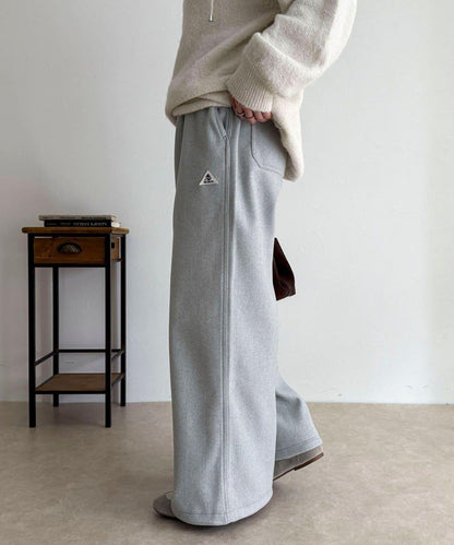 【GEVACO/ゲバコ】羊毛感休閒褲