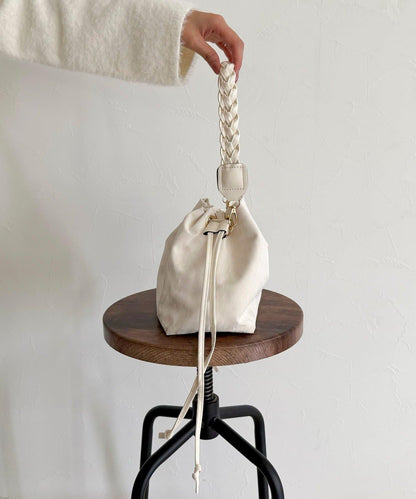 三股編織手柄束口包