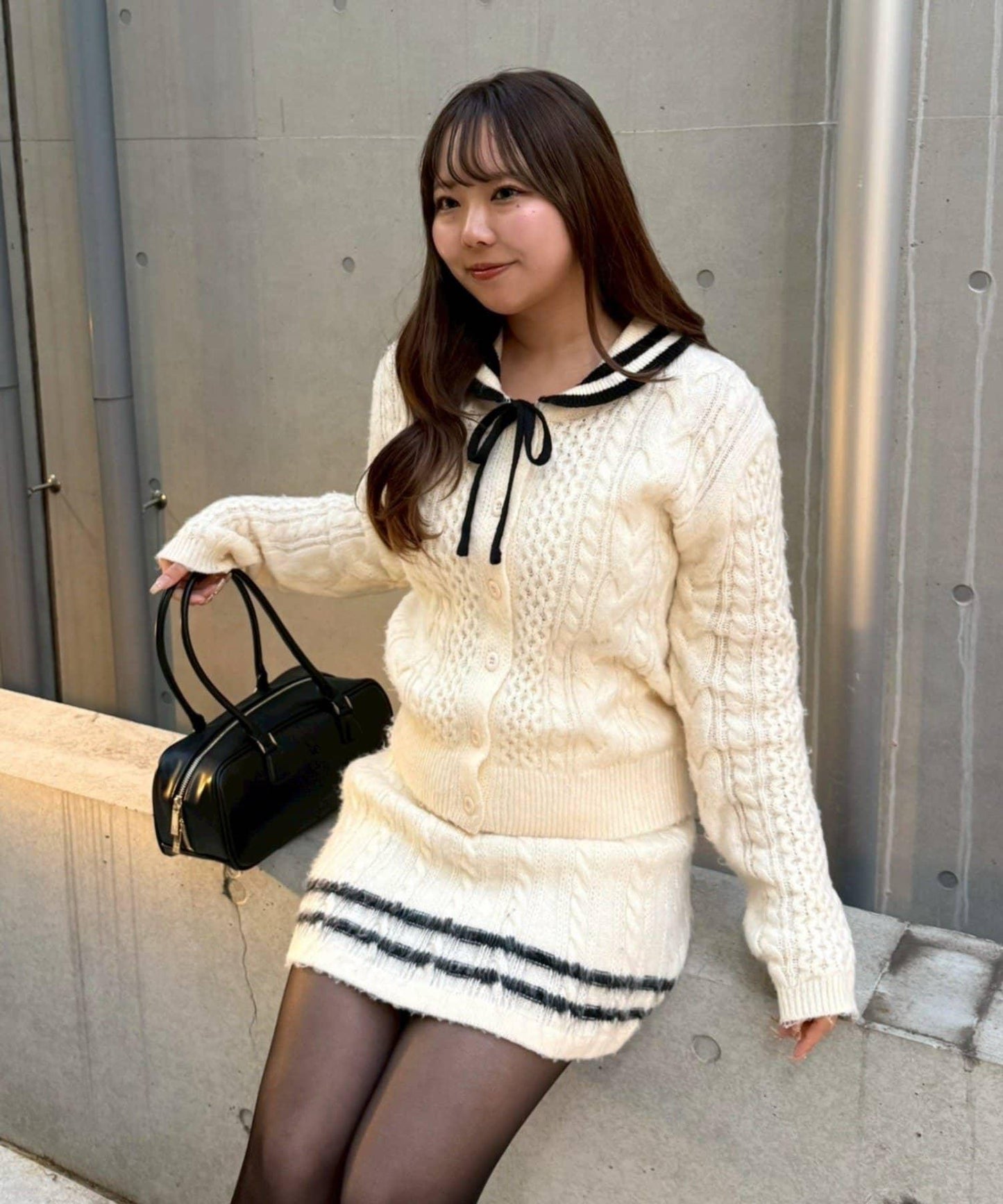 【remiセレクト】加絨麻花套裝