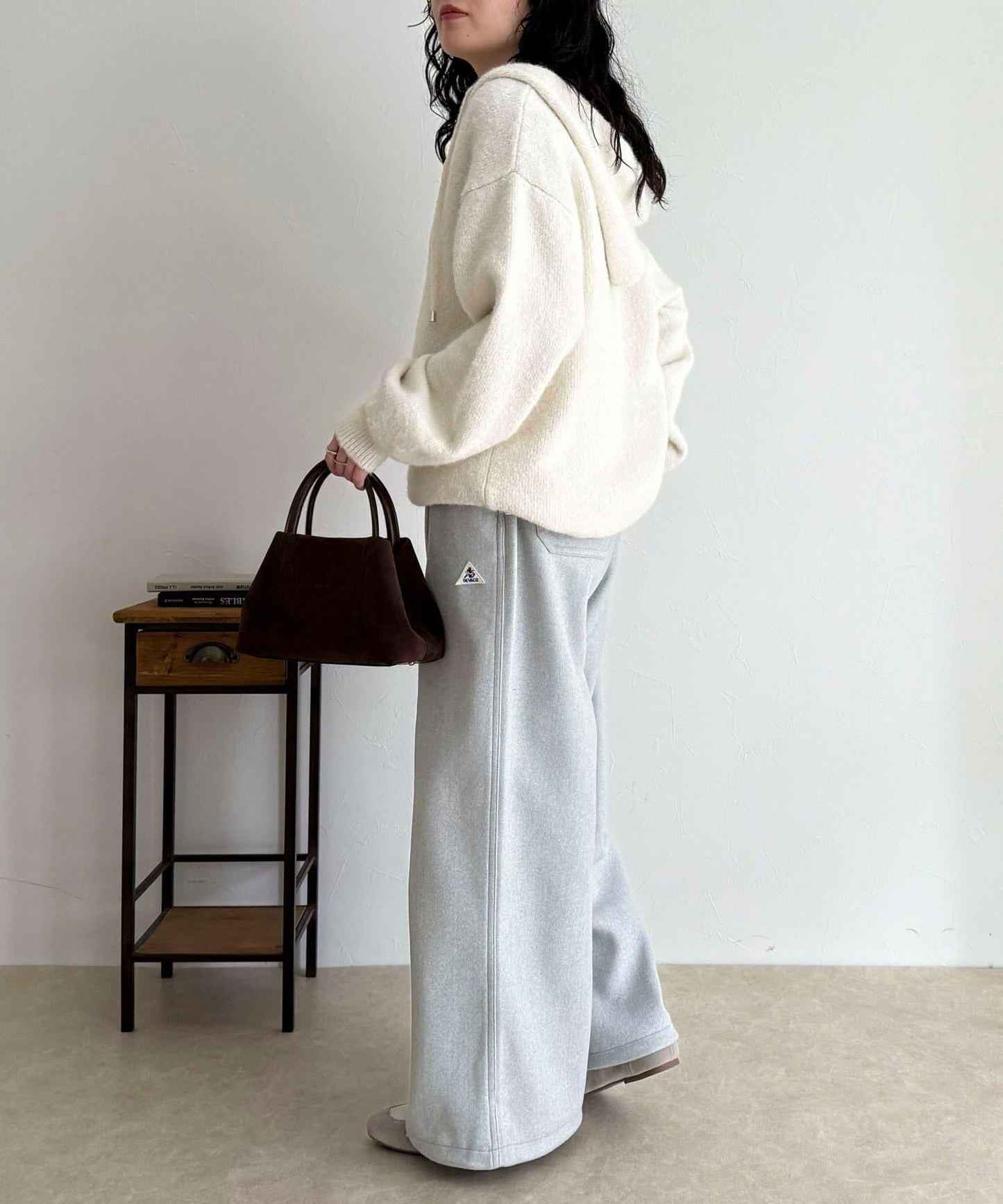 【GEVACO/ゲバコ】羊毛感休閒褲