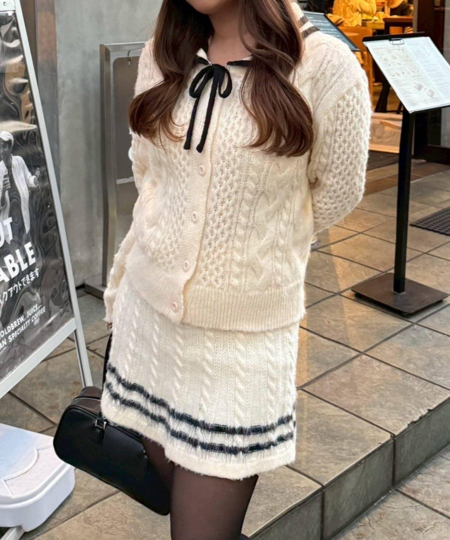 【remiセレクト】加絨麻花套裝