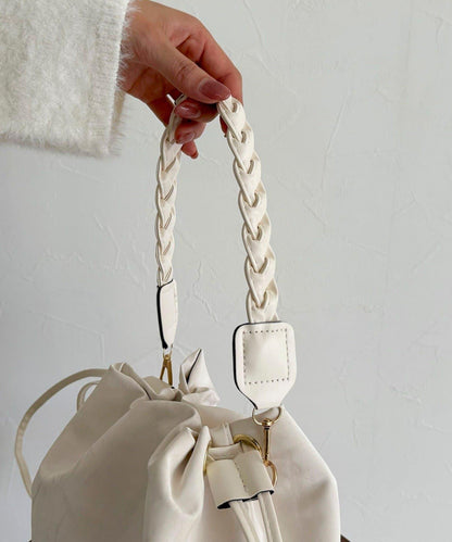 三股編織手柄束口包