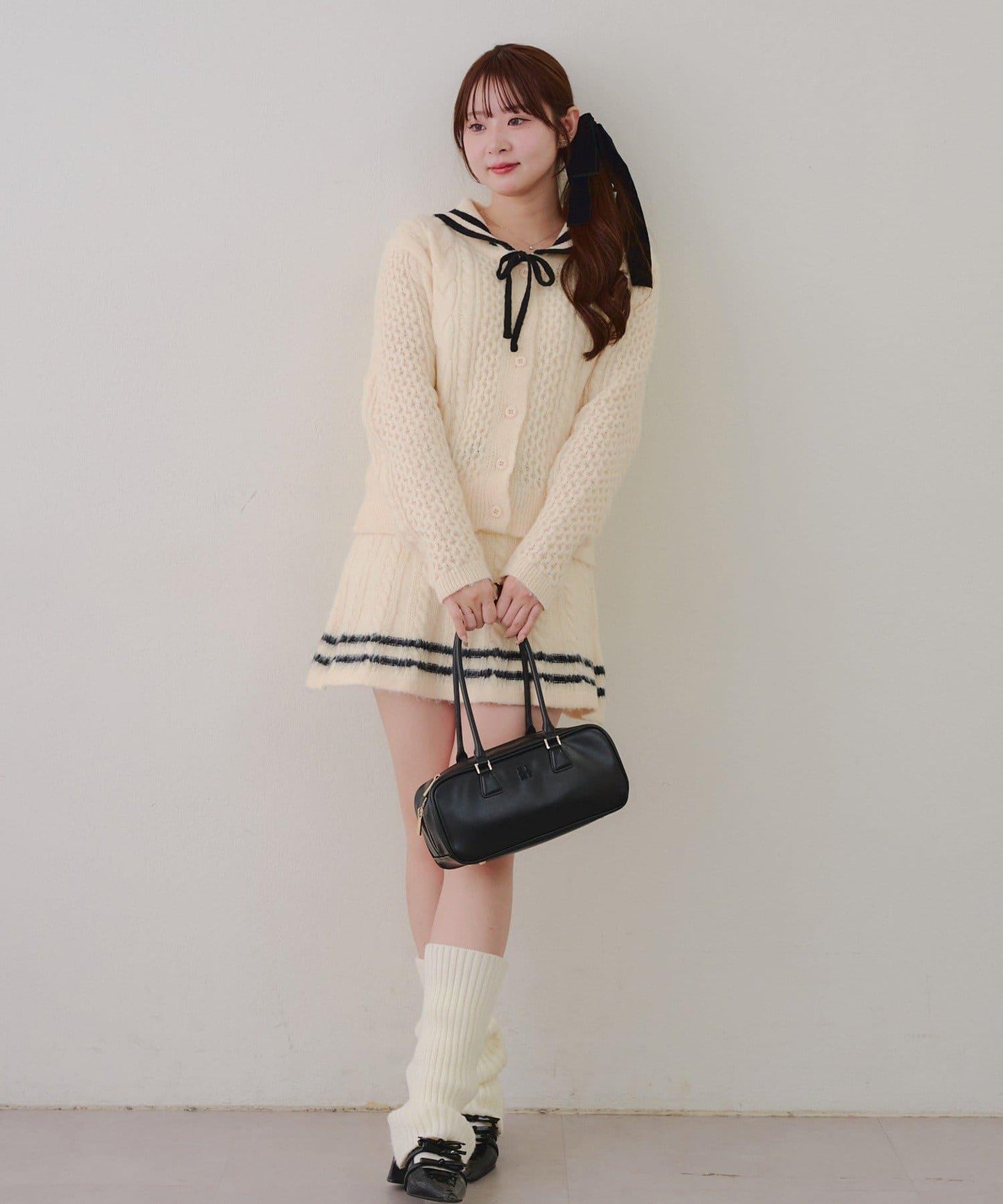 【remiセレクト】加絨麻花套裝