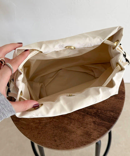 三股編織手柄束口包