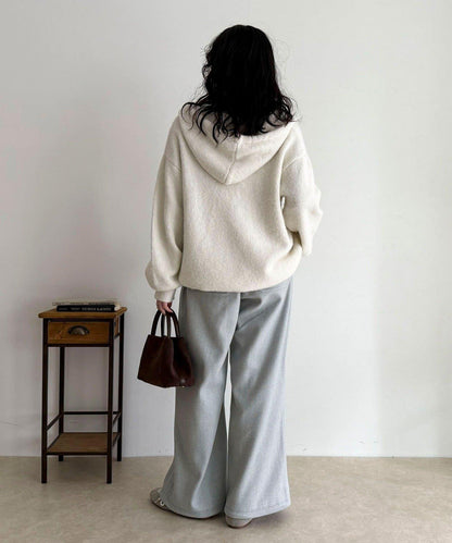 【GEVACO/ゲバコ】羊毛感休閒褲