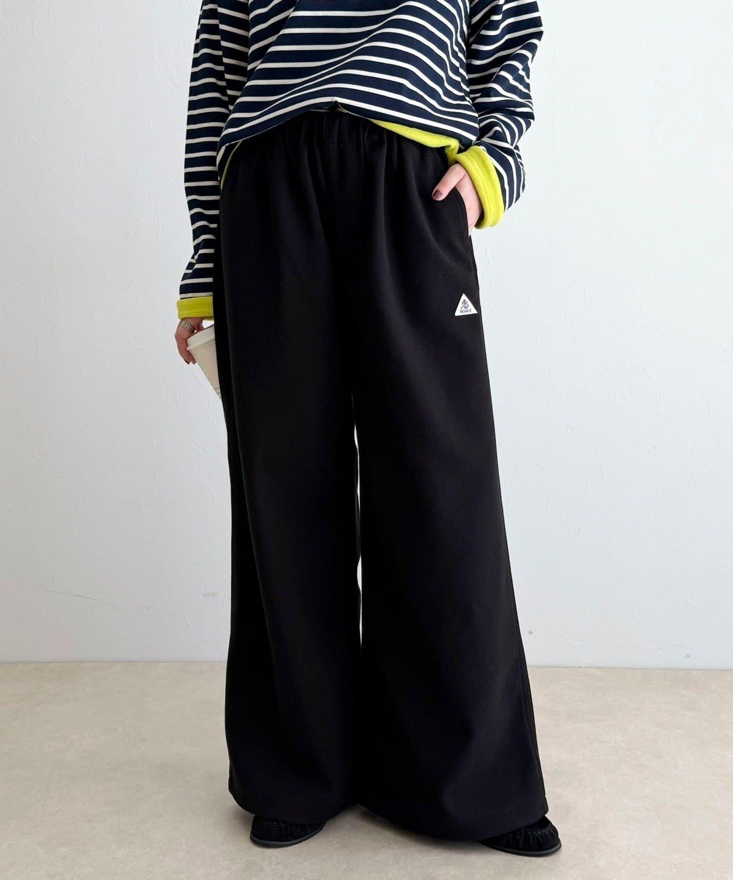 【GEVACO/ゲバコ】羊毛感休閒褲