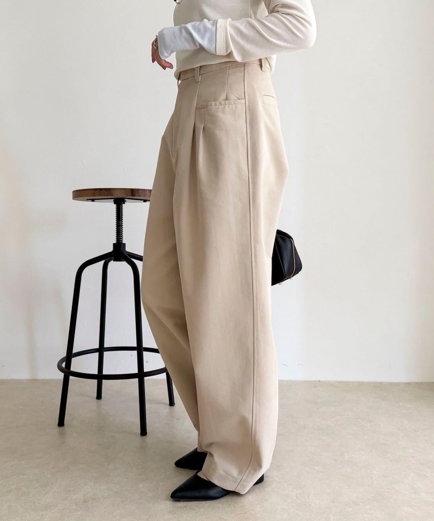 設計款口袋休閒長褲