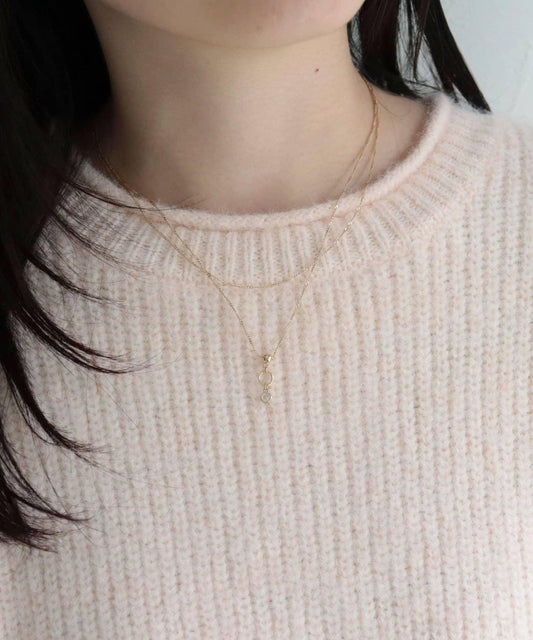 閃亮鏈條掛鉤長款項鍊