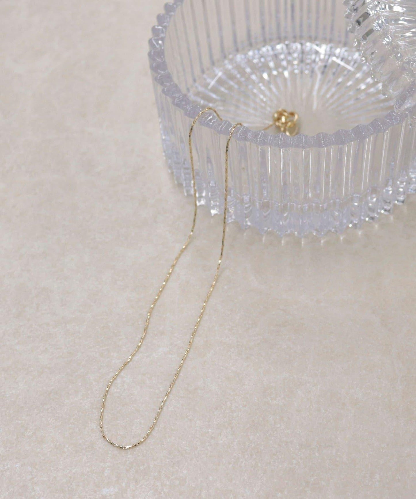 扭繩鏈中長款項鍊