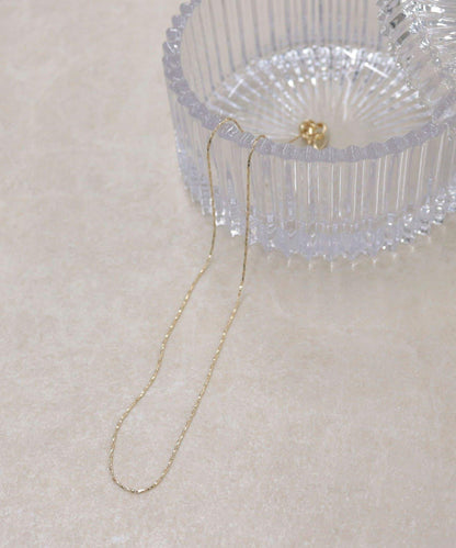 扭繩鏈中長款項鍊