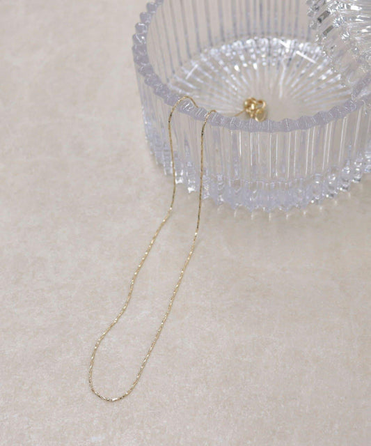 扭繩鏈中長款項鍊