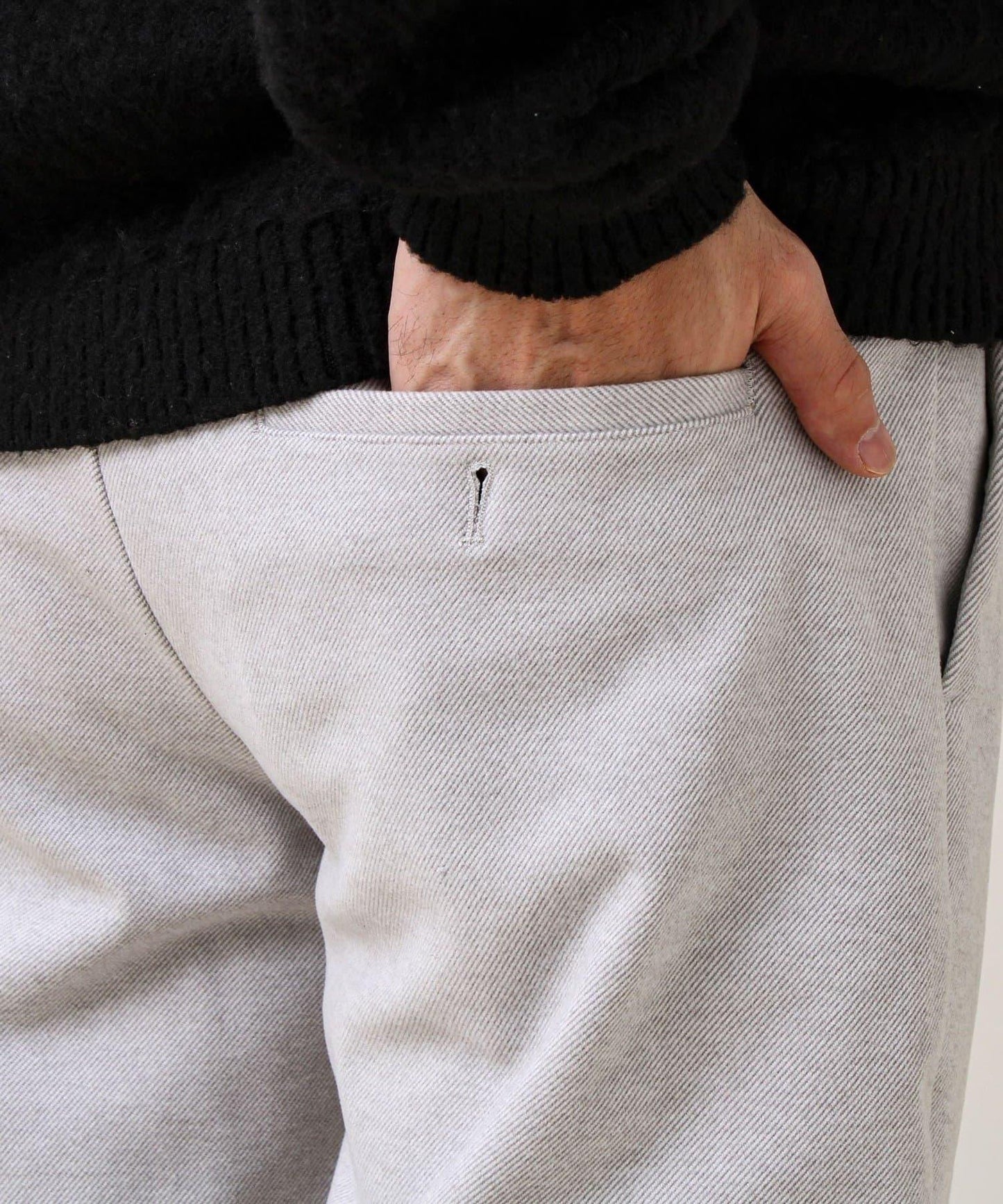 【每日可穿著顯瘦】彈力斜紋長褲