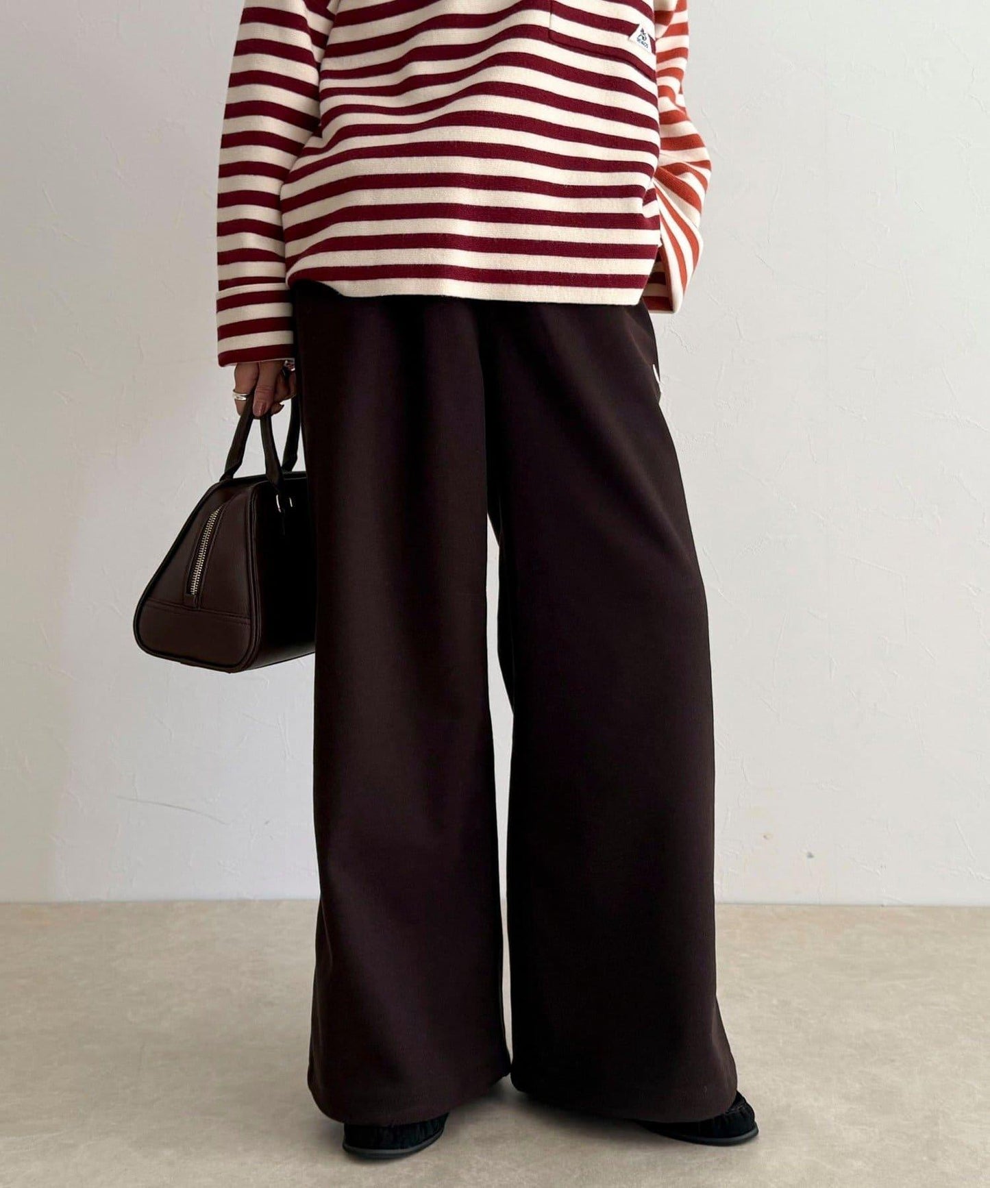 【GEVACO/ゲバコ】羊毛感休閒褲