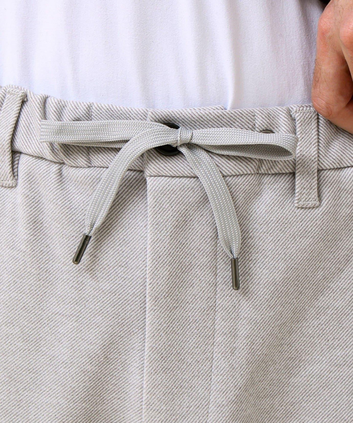 【每日可穿著顯瘦】彈力斜紋長褲