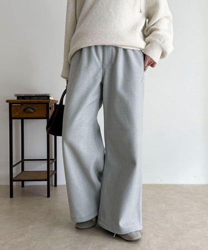 【GEVACO/ゲバコ】羊毛感休閒褲