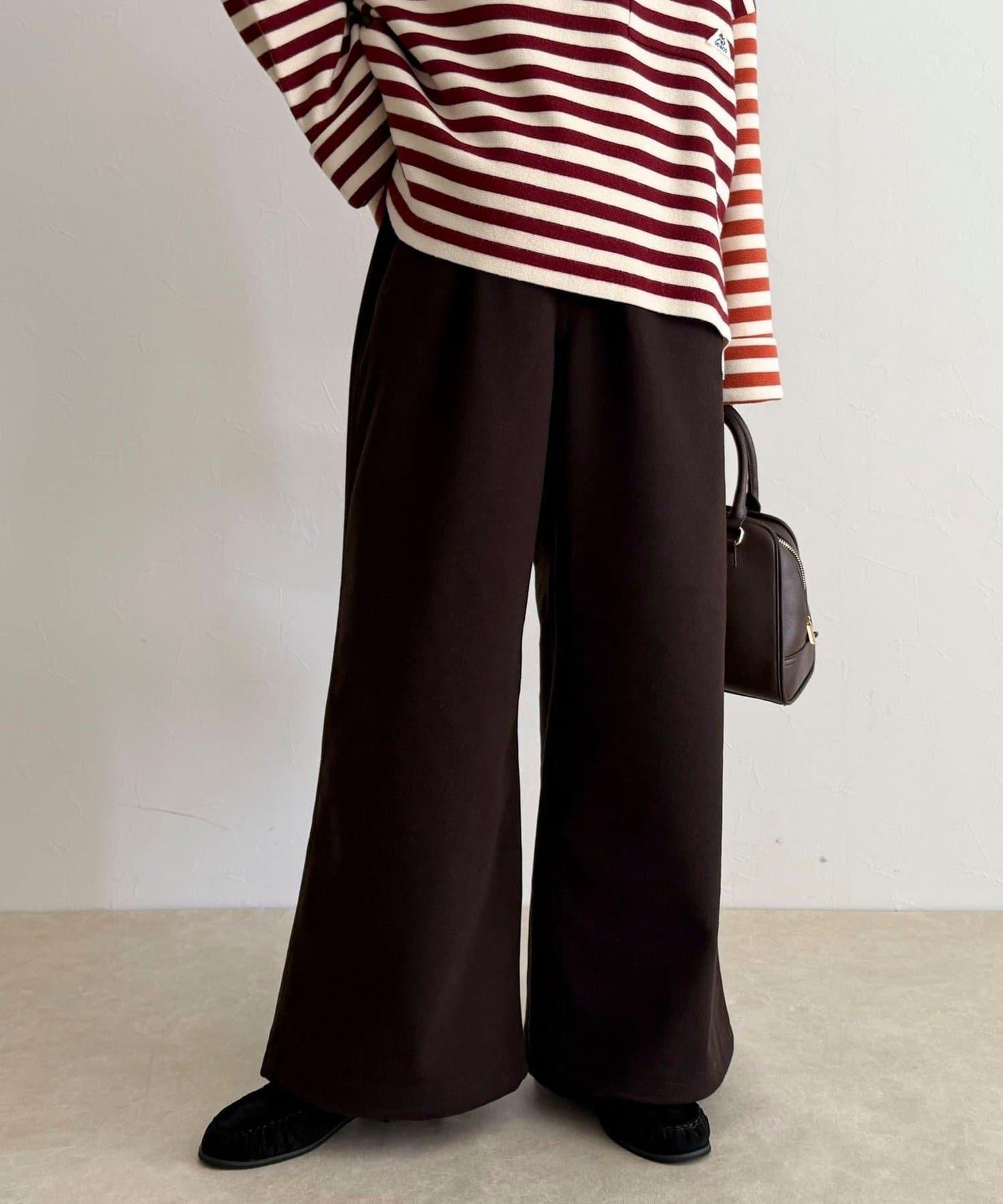 【GEVACO/ゲバコ】羊毛感休閒褲